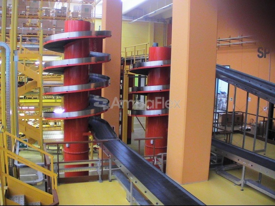 All-purpose spiral conveyor for medium to large products